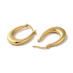 Rack Plating Brass Hoop Earrings&nbsp;EJEW-L224-68G