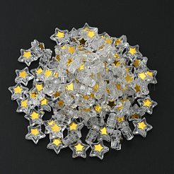 Transparent Plating Acrylic Beads&nbsp;LS-MACR-CJC0001-09B-01