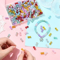 240Pcs 8 Colors Drawbench Baking Paint Glass Beads&nbsp;DGLA-YW0001-70