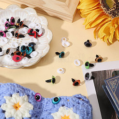 14Pairs 7 Colors Plastic Craft Eyes&nbsp;DIY-CA0007-86A