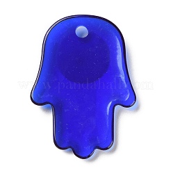 Blue Evil Eye Resin Pendants&nbsp;CRES-D012-01D