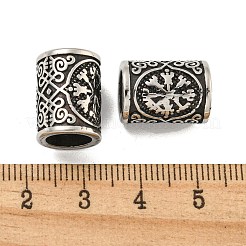 316 Surgical Stainless Steel European Beads&nbsp;STAS-Q326-03AS-04