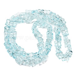 Transparent Glass Beads Strands&nbsp;GL-CBAAE04-01C