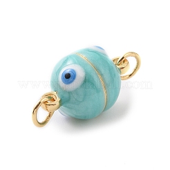 Brass Magnetic Clasps&nbsp;ZIRC-F136-10G-01