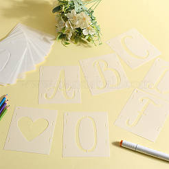 PET Plastic Hollow Out Drawing Painting Stencils Templates Sets&nbsp;DIY-WH0453-97A
