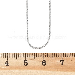 Tarnish Resistant 304 Stainless Steel Necklaces&nbsp;NJEW-F027-40-1mm