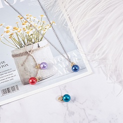 Acrylic Imitation Pearl Pendants&nbsp;IFIN-PH0023-63G