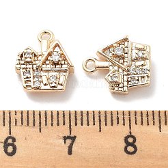 Micro Pave Clear Cubic Zirconia Pendants&nbsp;KK-M102-08G