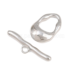 Brass Toggle Clasps&nbsp;KK-CBA7BFE-03P