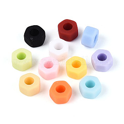 Rubberized Opaque Acrylic Beads&nbsp;SACR-T018-33M