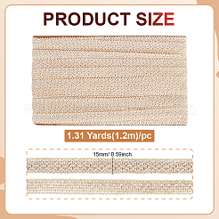 Polyester Rhombus Braided Ribbons&nbsp;DIY-WH0890-02B