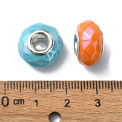 Opaque Acrylic European Beads&nbsp;OACR-E033-28P