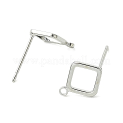 SHEGRACE Brass Stud Earring Findings&nbsp;XGRQ6H756-900P