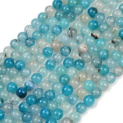Natural Agate Beads Strands&nbsp;G-J361-01-8mm