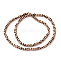 Rondelle Non-magnetic Synthetic Hematite Beads Strands&nbsp;G-D617-20A