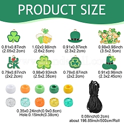 Saint Patrick's Day DIY Jewelry Making Kit&nbsp;DIY-YW0013-15