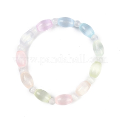 Natural Selenite Beaded Stretch Bracelets for Women&nbsp;BJEW-F481-01A