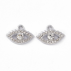 Alloy Rhinestone Pendants&nbsp;PALLOY-P287-06P