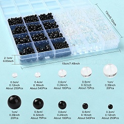 2130Pcs 10 Styles Transparent Glass Beads&nbsp;GLAA-YW0003-88