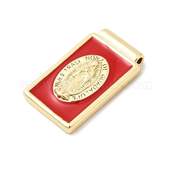 Brass Enamel Pendants&nbsp;KK-L262-28G-A01