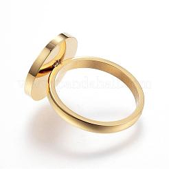 304 Stainless Steel Finger Rings&nbsp;RJEW-G074-05A-M