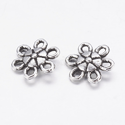 Tibetan Style Alloy Flower Pendants&nbsp;LS-LF1006Y
