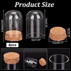 High Borosilicate Glass Dome Cover&nbsp;DJEW-NB0001-22