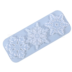 Christmas DIY Snowflake Silicone Pendant Molds&nbsp;DIY-P006-31