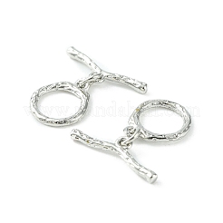Rack Plating Eco-Friendly Brass Toggle Clasps&nbsp;KK-K330-43P