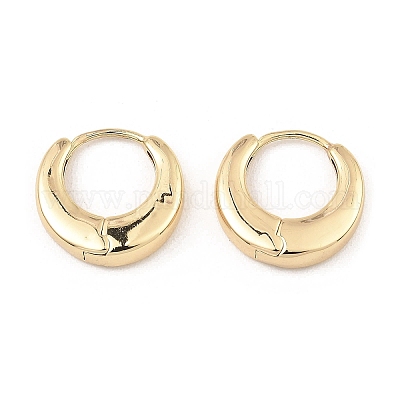 Brass Hoop Earrings&nbsp;EJEW-I289-20B-KCG-1