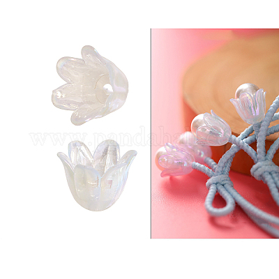 Acrylic Bead Caps&nbsp;PW-WGA92C8-01-1