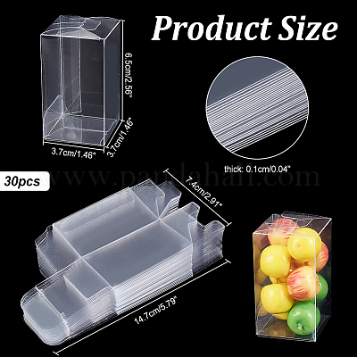 Transparent Plastic Gift Boxes&nbsp;CON-WH0086-042-1