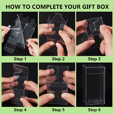Rectangle PVC Packaging Boxes&nbsp;LS-CON-WH0099-30A-1