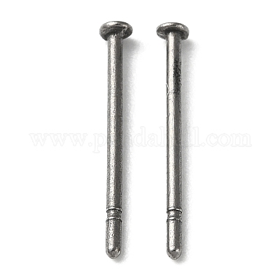 Titanium Stud Earring Findings&nbsp;FIND-R096-02A-P-1