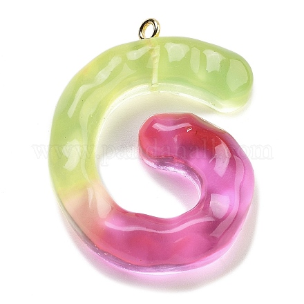 Resin Pendant FIND-Q107-01G-04-1