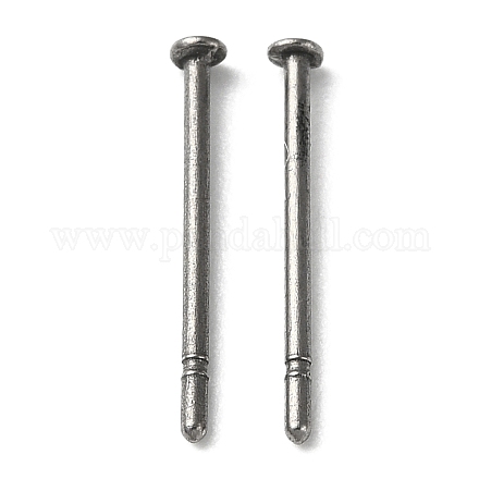 Titanium Stud Earring Findings&nbsp;FIND-R096-02A-P-1