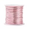 Round Copper Craft Wire Copper Beading Wire, Long-Lasting Plated, Pink, 20 Gauge, 0.8mm, about 26.24 Feet(8m)/roll