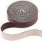 PU Imitation Leather Cord, for Clothing, Flat, Coconut Brown, 12.5x1.2mm, about 2.19 Yards(2m)/Roll