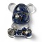 Resin Display Decorations, with Natural Lapis Lazuli Chips Inside, Bear, 53.5~53.8x41~41.5x17.5~21mm