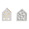 DIY Silicone Molds, Decoration Making, Resin Casting Molds, For UV Resin, Epoxy Resin Jewelry Making, House, 124x95x21mm