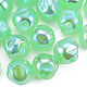 Electroplate Rainbow Iridescent Plating Acrylic Beads&nbsp;TACR-T025-002A-5
