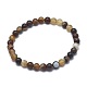Natural Banded Agate/Striped Agate Bead Stretch Bracelets&nbsp;BJEW-K212-B-003-1