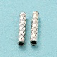 925 Sterling Silver Tube Beads&nbsp;STER-Q191-02S-3