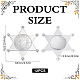 12Pcs Hexagram Plastic Cabochons&nbsp;AJEW-MA0001-18S-2