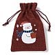 Christmas Theme Jute Cloth Storage Bags&nbsp;ABAG-F010-01A-02-2