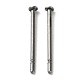 Titanium Stud Earring Findings&nbsp;FIND-R096-02A-P-1