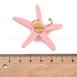 304 Stainless Steel & Resin Cuff Rings&nbsp;LS-RE-CBAB0AE-01G-B