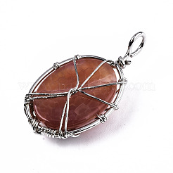 Natural Agate Pendants&nbsp;G-T131-21