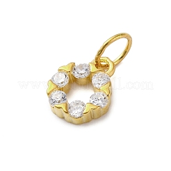 925 Sterling Silver Micro Pave Clear Cubic Zirconia Charms&nbsp;STER-S010-03C-G