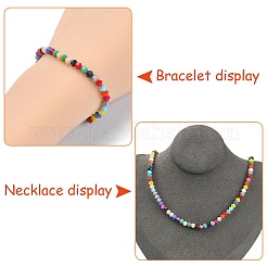 2250Pcs 15 Colors Opaque Solid Color Electroplate Glass Beads Strands&nbsp;GLAA-YW0003-25